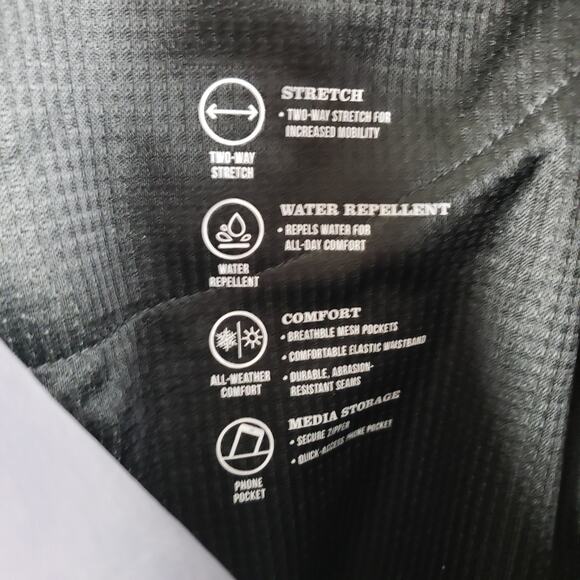 Orvis 36x32 Water Repellant Golf Trouser Pants Charcoal Gray Comfort Stretch - Picture 11 of 13